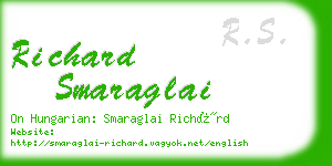 richard smaraglai business card